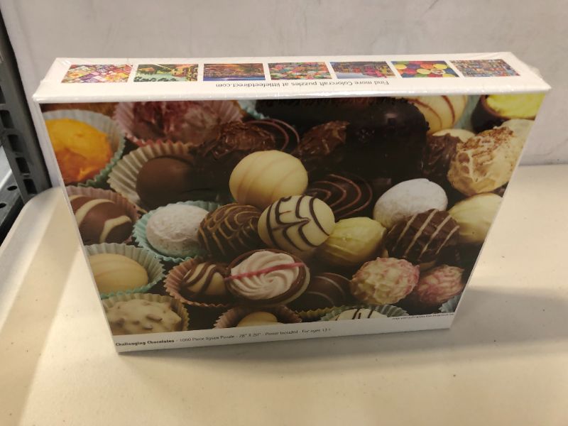 Photo 2 of Challenging Chocolates 1000 Piece Jigsaw Puzzle by Colorcraft