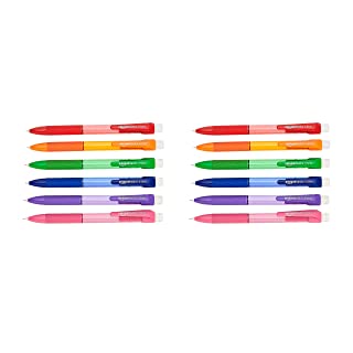 Photo 1 of Amazon Basics Mechanical Pencils with Rubber Grip, Fine Point (0.5 mm) - 12-Pack
