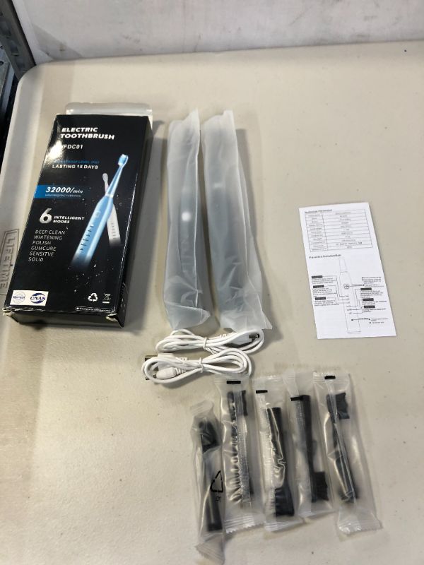 Photo 1 of Electric Toothbrush, Adult Rechargeable Toothbrush, 6 Optional Modes and 2-Minute Built-in Timer??2 Pack?
