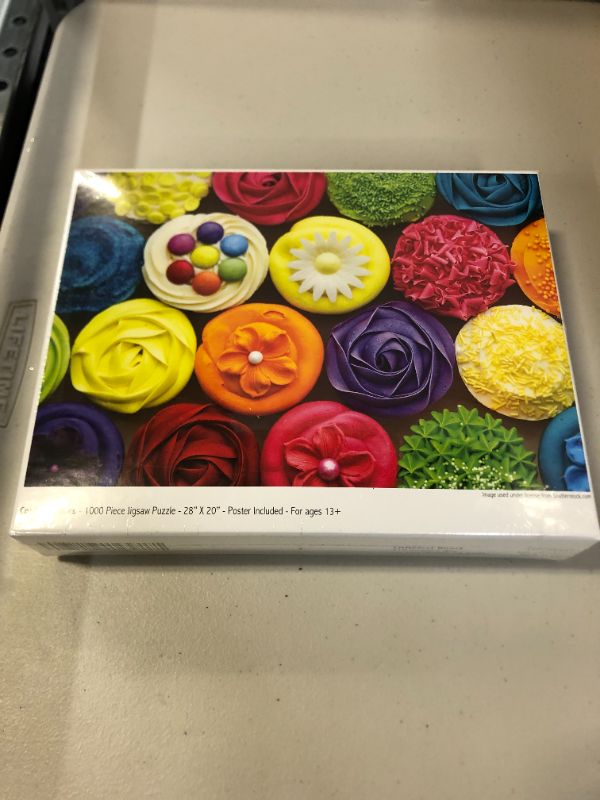 Photo 2 of 1000 Piece Puzzle for Adults - Cool Cupcakes Jigsaw Puzzle