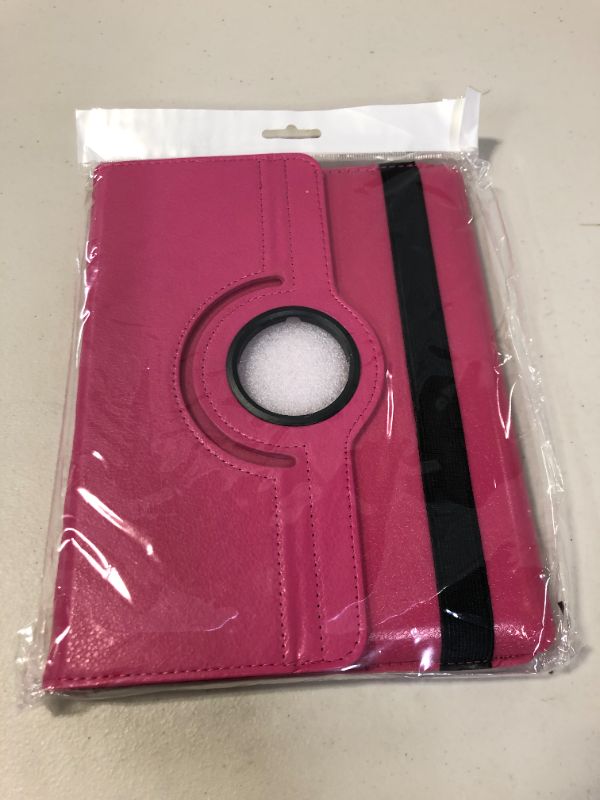 Photo 2 of Zeox® 360 Degree Rotating iPad 2 Case (Hot Pink): Folio Convertible Cover Multi-Angle Vertical and Horizontal Stand with Smart On/Off for The Apple iPad 2/iPad 3/iPad 4
