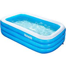 Photo 1 of Inflatable Pool Kid Pools Inflatable Swimming Pool Toddler Pool Blow up Pools for Ages 3+ Indoor Outdoor