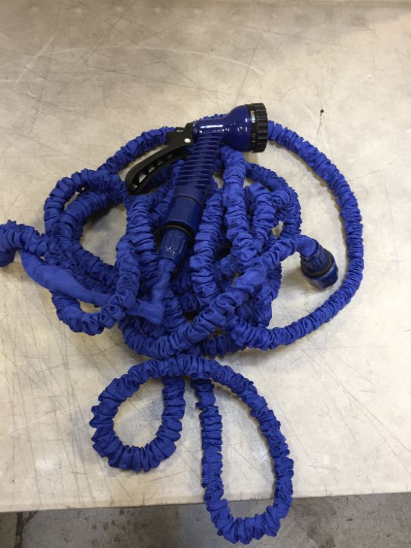 Photo 1 of Blue expandable hose ( unable to test if functional ) 