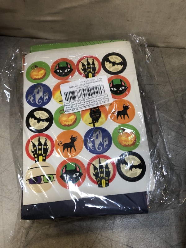 Photo 2 of Halloween Treat Bags Trick or Treat Goodie Bags 48PCS Paper Candy Gift Bags with Seal Stickers Halloween Party Supply
