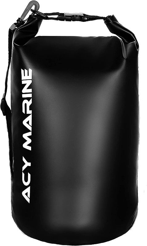 Photo 1 of ACY Marine Floating Waterproof Dry Bag Backpack, 10L/ 20L - Lightweight Roll Top Dry Bags for Kayaking, Boating, Swimming, Camping, Hiking, Fishing, and General Outdoor Use - Waterproof Sling Bag
