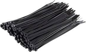 Photo 1 of 100 pack 8 inch zip ties black ( 3 bags ) 