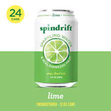 Photo 1 of 12 oz 24 pack sparkling water lime exp- 11/13/21