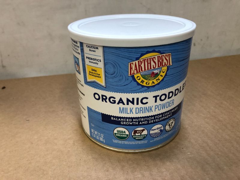 Photo 2 of Earths Best Organic Toddler Formula Vanilla Powder - 23.2oz EXP--20-Aug-2023