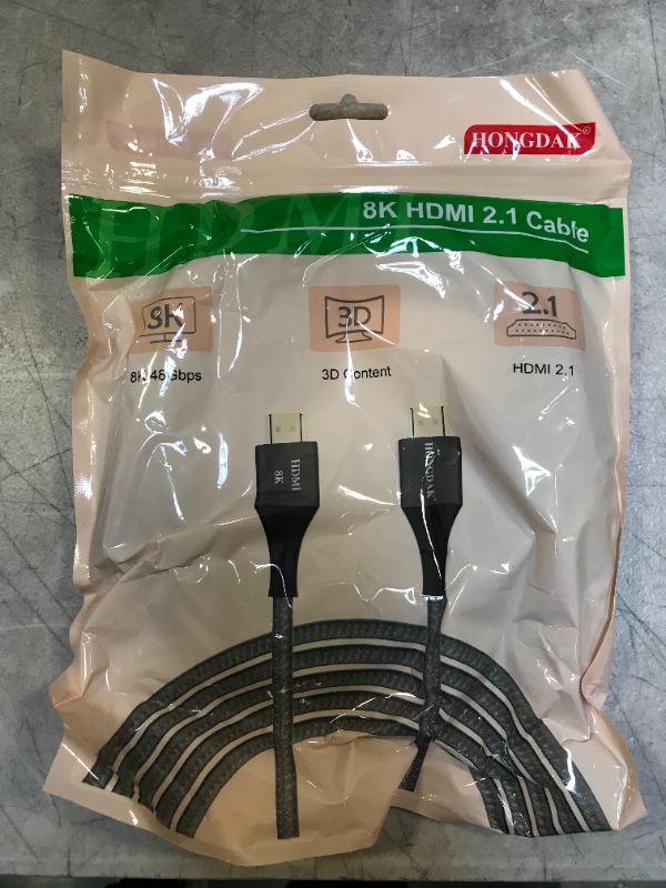 Photo 2 of 8k HDMI 2.1 cable hongdak - factory sealed 