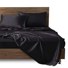 Photo 1 of 3 pcs silky size queen sheets black 