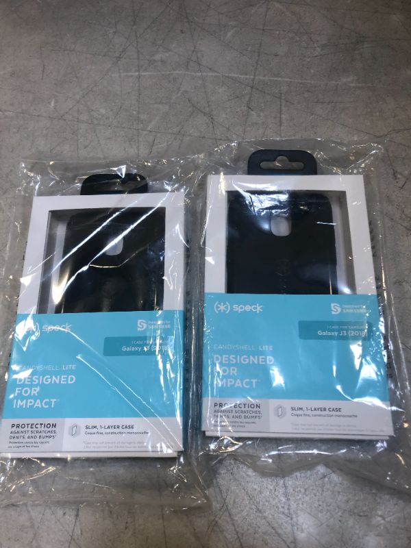 Photo 2 of Speck CandyShell Lite Samsung Galaxy J3 Case (2018), Black - 2 pack 