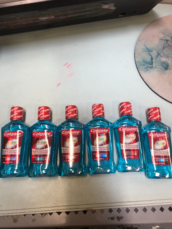 Photo 2 of 
Colgate Total Advanced Pro-shield Mouthwash Peppermint Blast 2 oz. (Pack of 6)