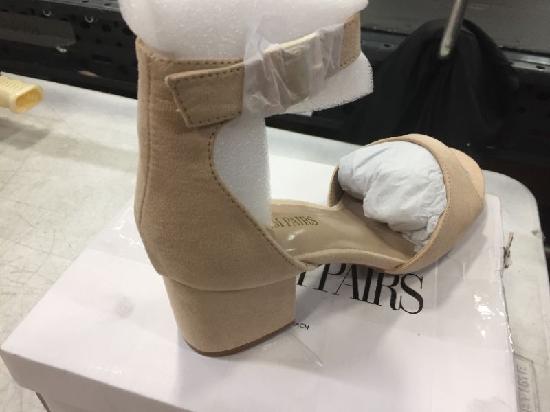 Photo 2 of Women's  square heels,   beige  Size 9