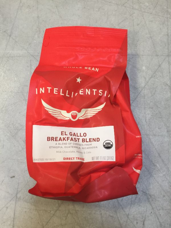 Photo 1 of Intelligentsia Organic El Gallo Breakfast Blend Coffee 12 oz. Bag exp- Jan 16/2022