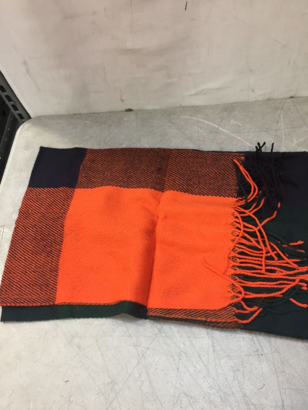 Photo 1 of Wander agio womens large scarf orange and blue 