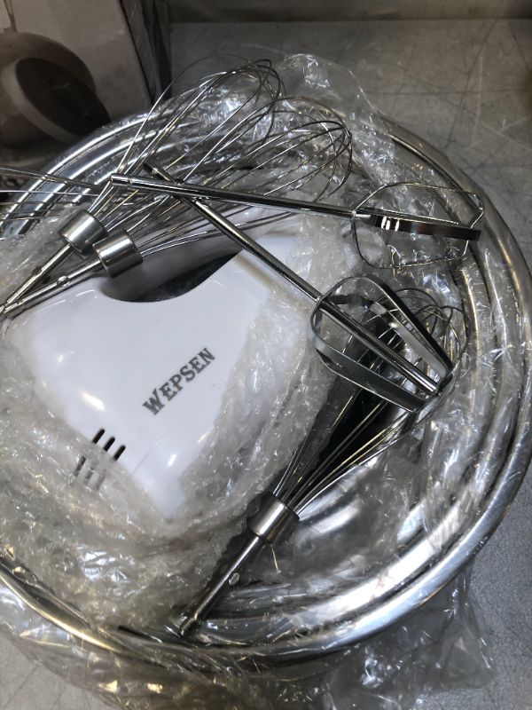 Photo 1 of Electric hand mixer and bowls for baking 