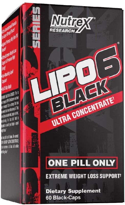 Photo 1 of 
Nutrex Research Lipo-6 Black Ultra Concentrate | Thermogenic Energizing Fat Burner Supplement, Increase Weight Loss, Energy & Intense Focus | 60Count exp- 07/22 - factory sealed 