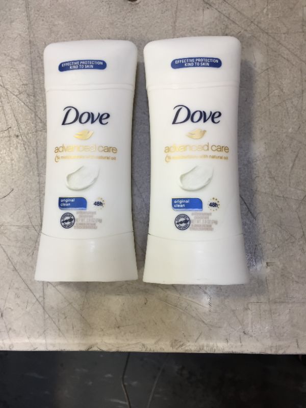 Photo 2 of 2 PACK - Dove Advanced Care Antiperspirant Original Clean 2.6 oz