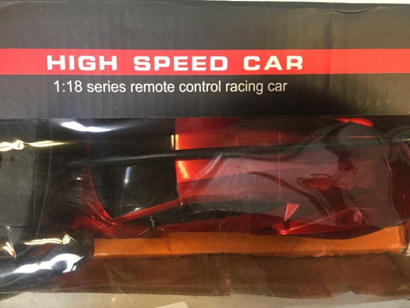 Photo 1 of KULARIWORLD Remote Control Car 1/18 Rechargeable High Speed RC Cars Toys for Boys Girls Vehicle Racing Hobby with Led Light Xmas Birthday Gifts for Kids (Red)
