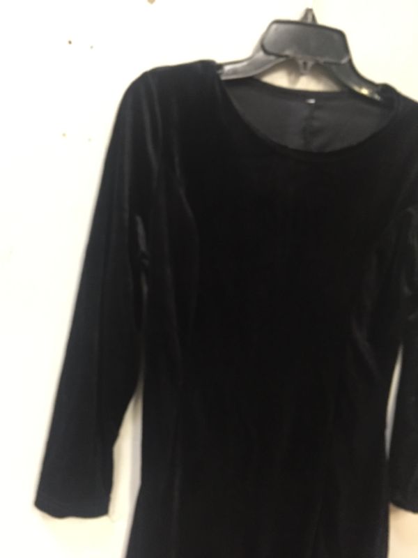 Photo 2 of black felt style dress--womens size large 