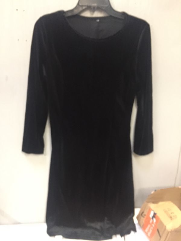 Photo 1 of black felt style dress--womens size large 