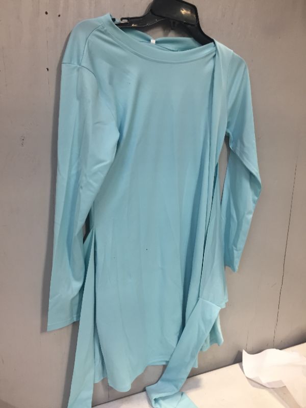 Photo 1 of hala brand long sleeve aqua blue dress --size medium