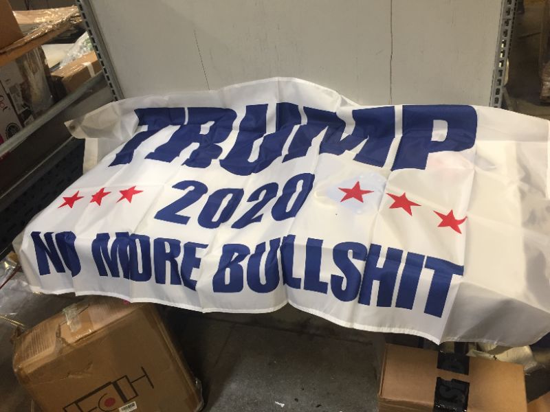 Photo 2 of 2 trump flags 2020 and 1 USA flag