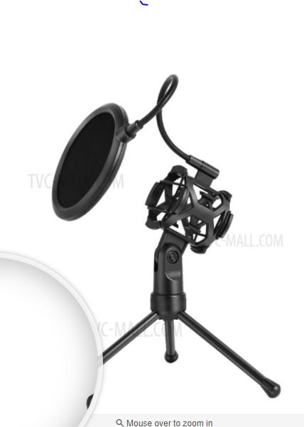 Photo 1 of Yanmai PS-2 Pop Filter Shockproof Tripod for Microphone
