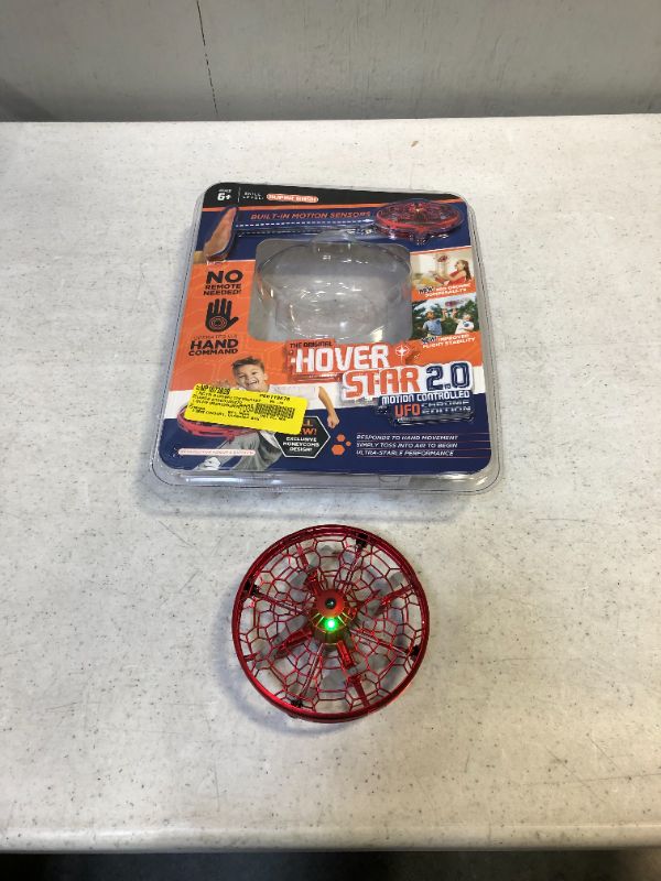 Photo 2 of Hover Star 2.0 Motion Controlled UFO Toy Chrome Edition