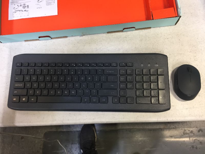 Photo 1 of onn. Wireless Keyboard and Mouse Combo, Fullsize Keyboard and 5-Button mouse
