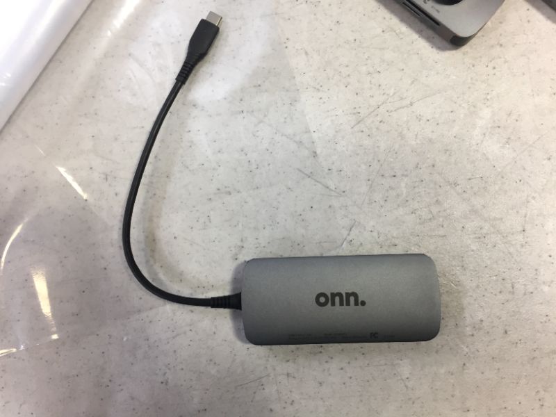 Photo 3 of onn. 8-in-1 USB-C Adapter, USB 3.0 and 4K HDMI Compatible
