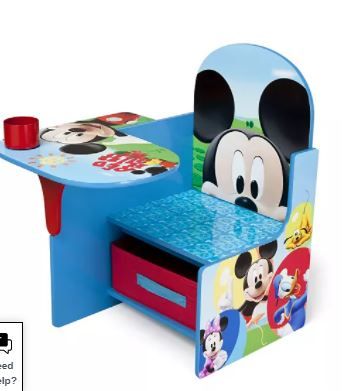 Photo 1 of Disney Mickey Mouse Chair Desk with Storage Bin by Delta Children
