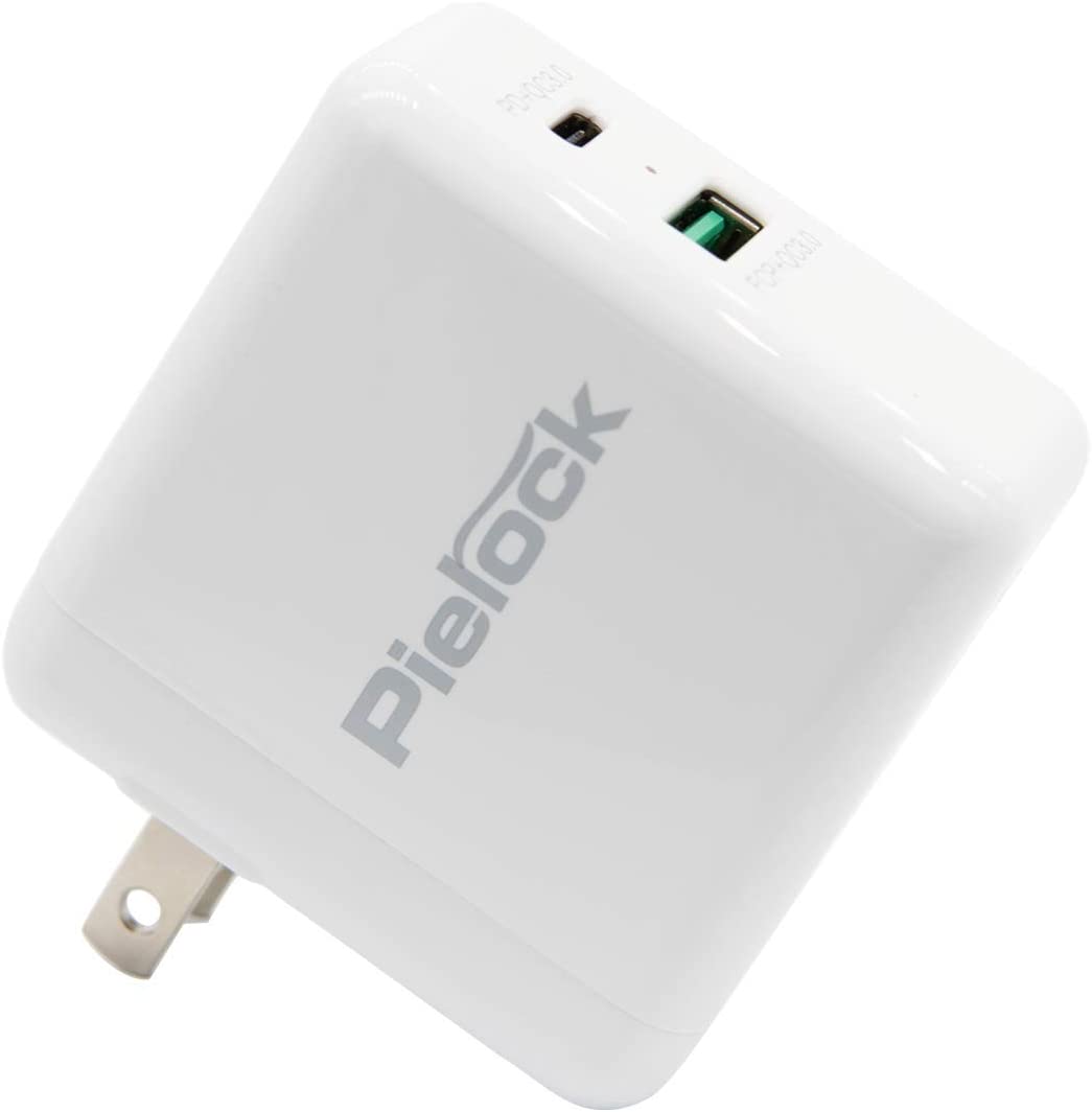 Photo 1 of PIEROCK USB C Charger Adapter with Foldable Plug PD3.0 and QC3.0 USB Wall Charger for iPhone Xs/XS Max/XR/X/13/Plus,Galaxy S10/S9/S8,MacBook Pro/iPad Pro/Air and More (White-36W PD+QC3.0)
