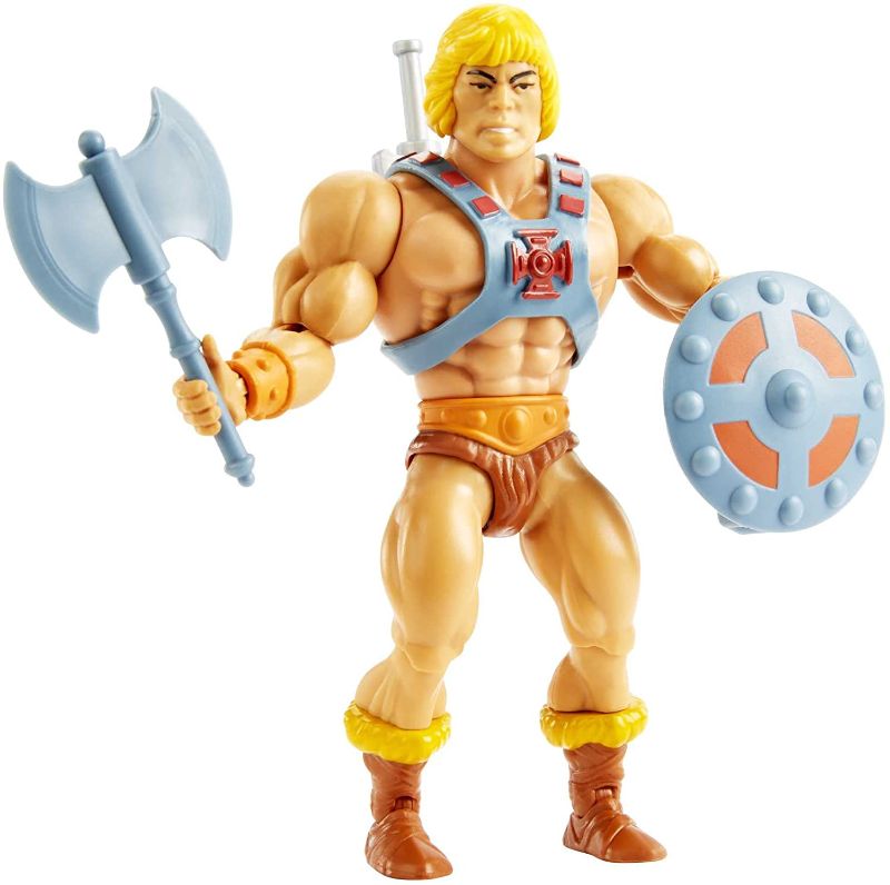 Photo 1 of Masters of the Universe Origins He-Man Action Figure, Battle Character for Storytelling Play and Display, Gift for 6 to 10 Year Olds and Adult Collectors
