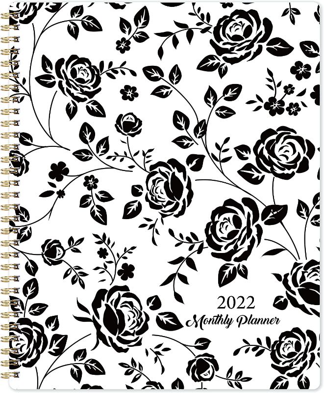 Photo 1 of 2022 Monthly Planner - Monthly Planner 2022 with Passwords, January 2022 - December 2022, 9" x 11", 12-Month Planner with Twin-Wire Binding, Monthly Tabs and Transparent Inner Pocket
2 PCK