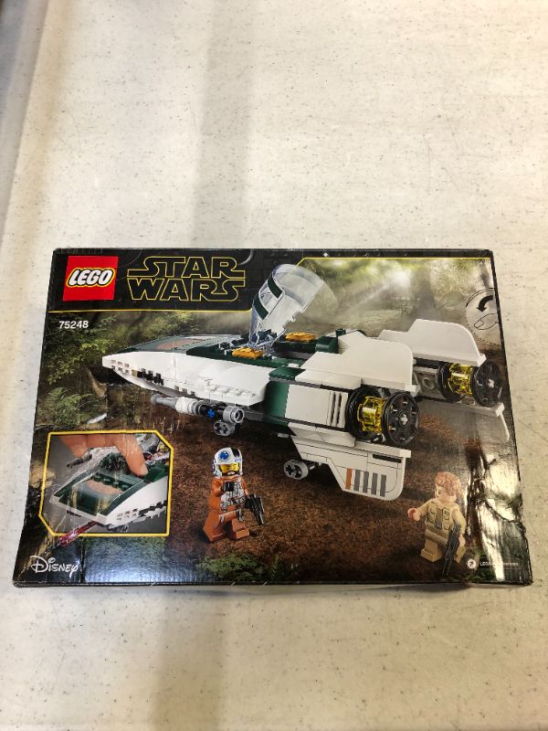 Photo 3 of LEGO Star Wars: The Rise of Skywalker Resistance A Wing Starfighter 75248 Advanced Collectible Starship Model Building Kit (269 Pieces)
