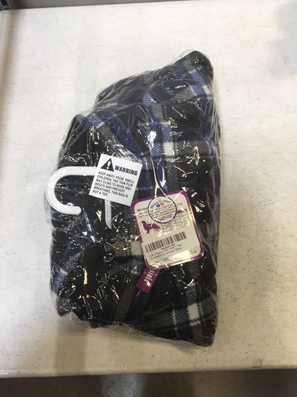 Photo 2 of Fashion Pet Plaid Reversible Ct BLACK/BLUE
XL