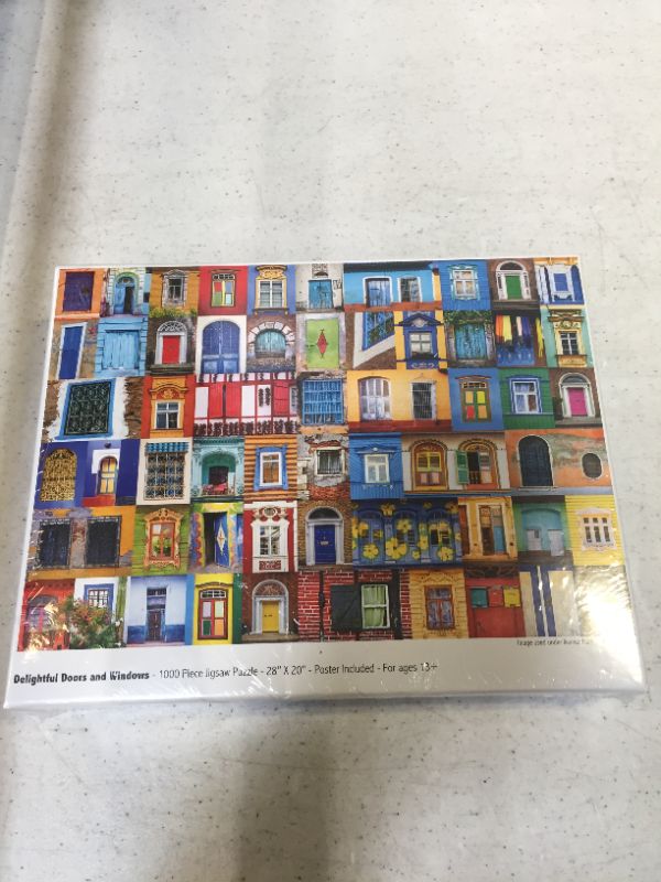 Photo 3 of Delightful Doors and Windows 1000 Piece Jigsaw Puzzle by Colorcraft
