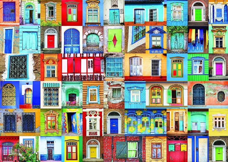 Photo 1 of Delightful Doors and Windows 1000 Piece Jigsaw Puzzle by Colorcraft
