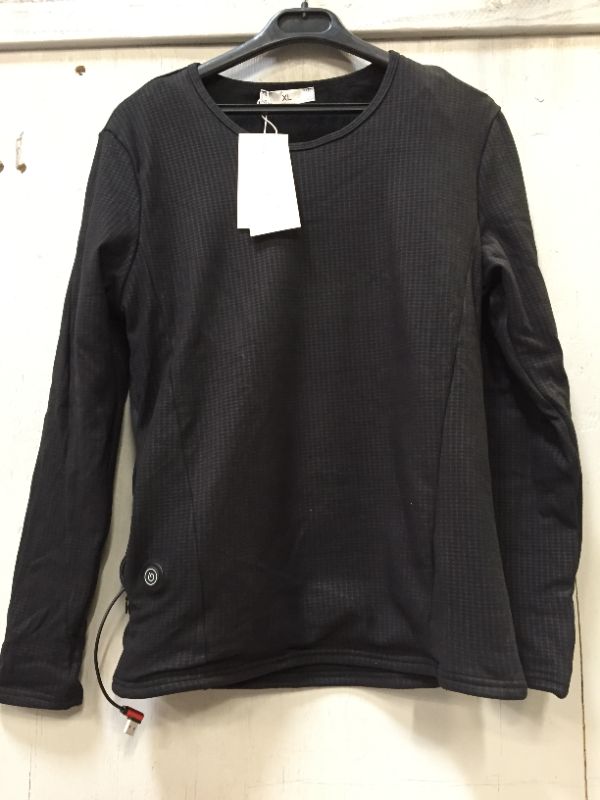 Photo 1 of Black Heated Long Sleeve Sweater XL Unisex Petite Size