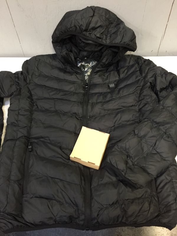Photo 1 of Black Heated Puffer jacket with battery pack Size S