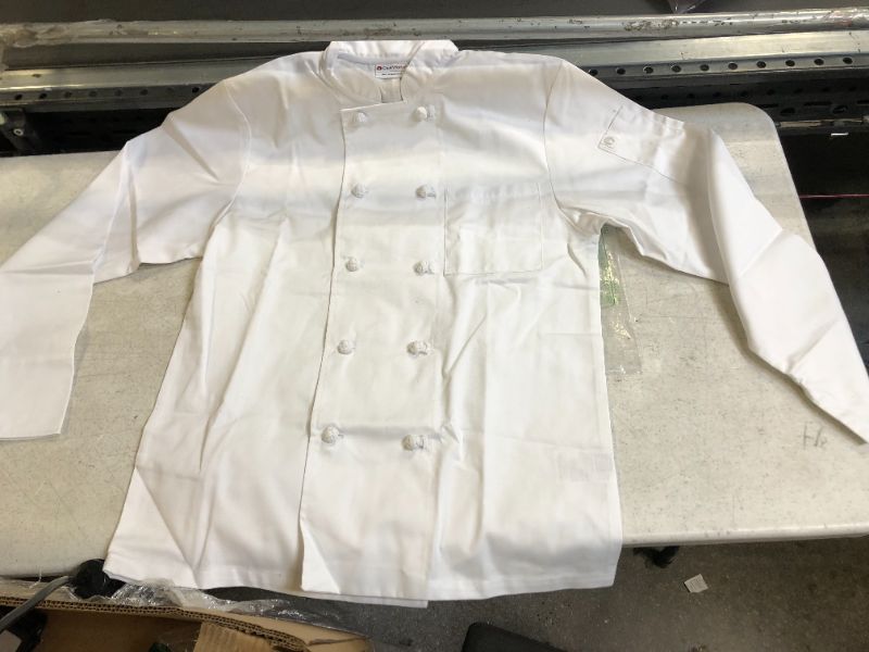 Photo 2 of Chef Works, Inc. Chef Works® Bordeaux Basic Chef Coat, White, M - PKWCWHTM