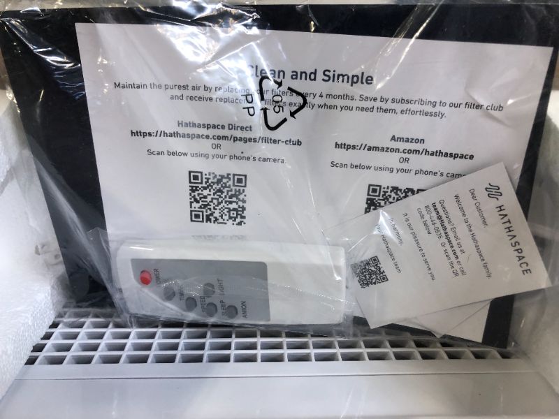 Photo 2 of HATHASPACE Air Purifier for Home Large Room with True HEPA Air Filter for Allergies, Pets, Smoke, Quiet Smart Air Cleaner, Removes 99.9% of Dust, Mold, Pet Dander, Odors, Pollen - HSP001 - 700 Sq. Ft. Coverage
