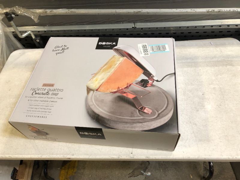 Photo 4 of Boska Holland 851502 Quattro Concrete Raclette, Quarter Wheel,
