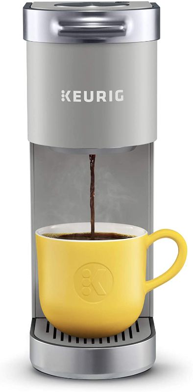 Photo 1 of Keurig K-Mini Plus Coffee Maker, Single Serve K-Cup Pod Coffee Brewer, Comes With 6 to 12 Oz. Brew Size, K-Cup Pod Storage, and Travel Mug Friendly, Studio Gray
