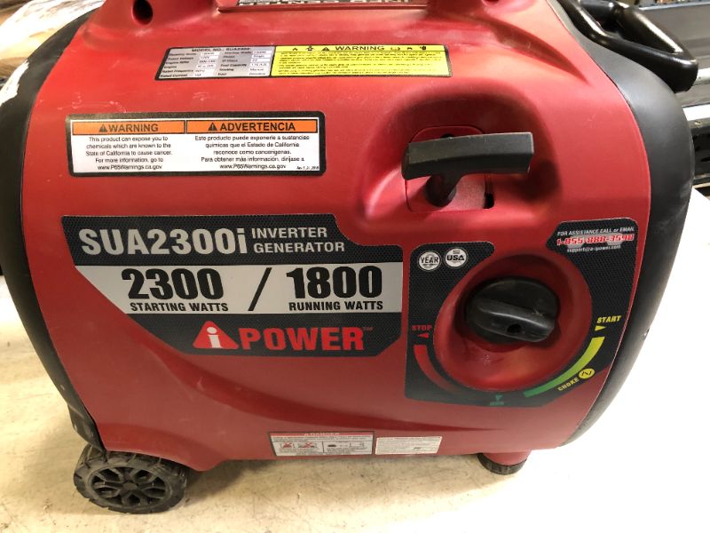 Photo 2 of A-iPower SUA2300i 2300W Digital Inverter Generator
