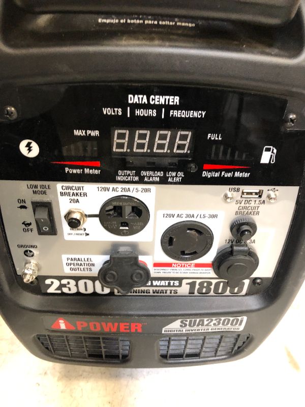 Photo 1 of A-iPower SUA2300i 2300W Digital Inverter Generator
