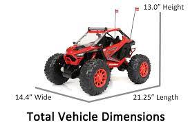 Photo 1 of New Bright RC 1:5 Scale Remote Control Polaris RZR XP PRO ATV 2.4GHz 12.8V--battery dead 
