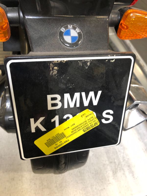 Photo 5 of BMW Bike K1300S Electric Ride-On 12V---MISSING KEYS TO START, WILL NOT START WITHOUT KEYS 
