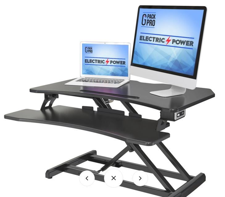 Photo 1 of G-PACK PRO 34B ELECTRIC STANDING DESK CONVERTER
